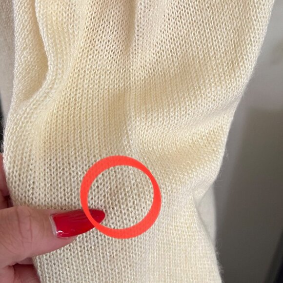 Majorelle Cream Puff Sleeve Sweater Size M Medium Revolve - Picture 4 of 6